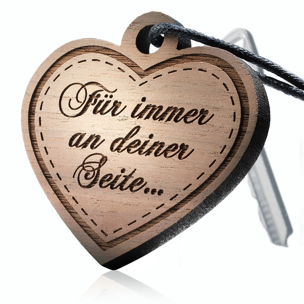 Schlüsselanhänger aus Holz: SOULMATE