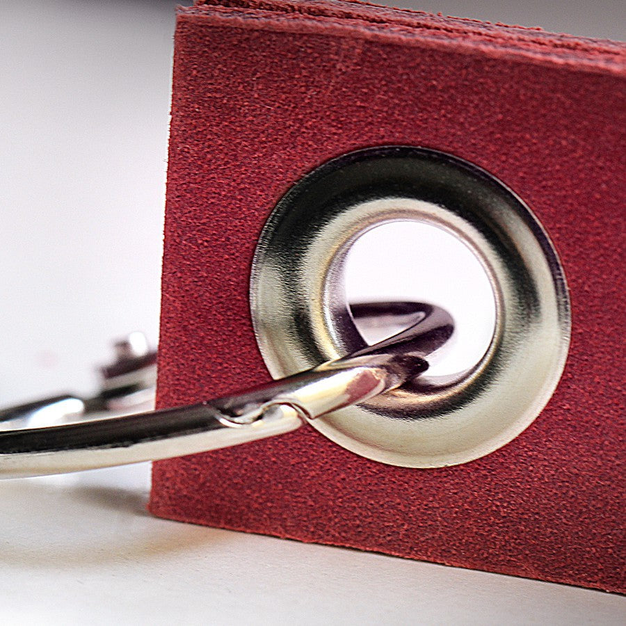 Schlüsselanhänger zum Muttertag - Leder mit Gravur