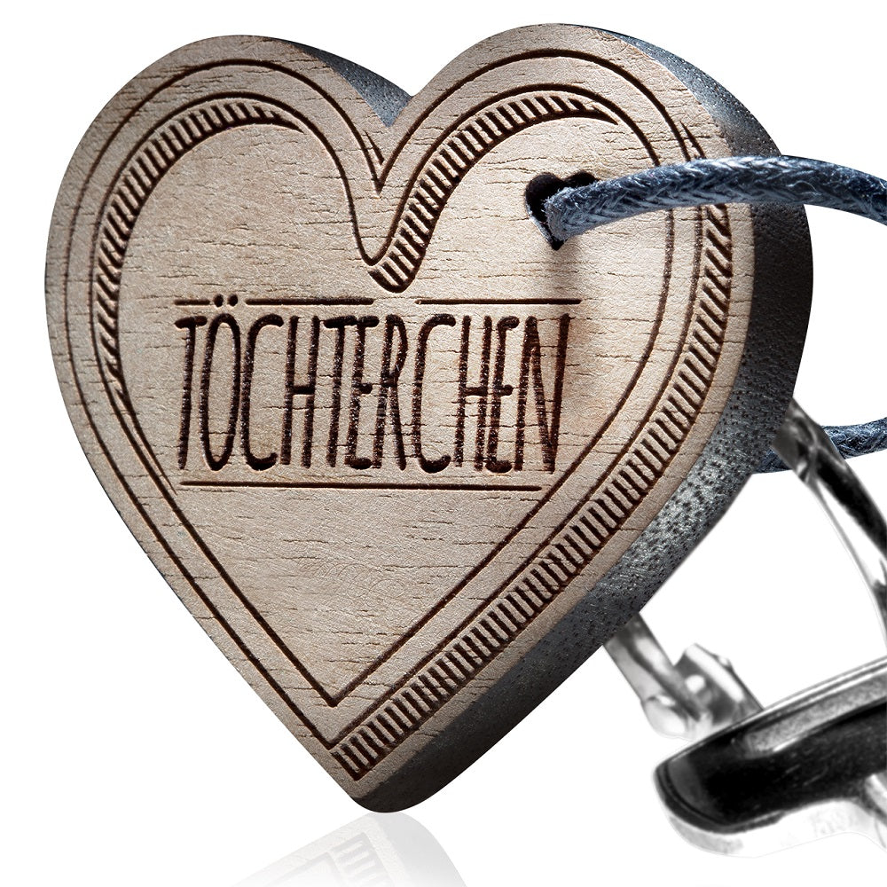 Schlüsselanhänger mit Gravur: Töchterchen